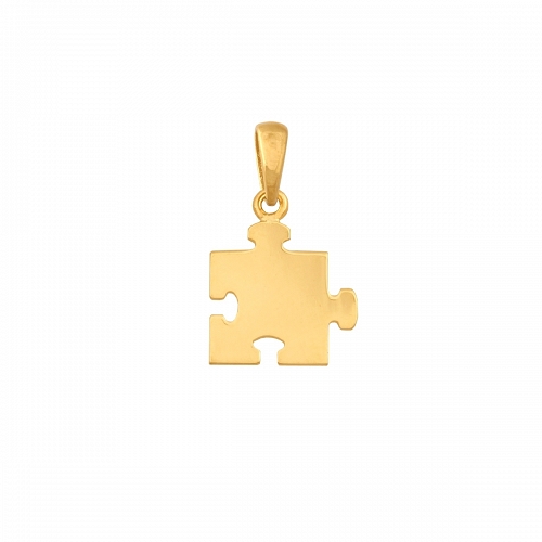 ﻿wisiorek ﻿blaszka puzzle złoto 585/14k