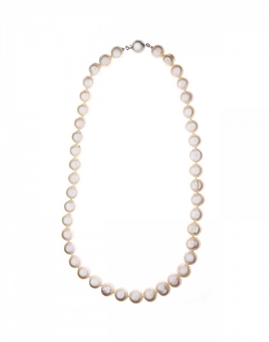 ﻿naszyjnik srebro 925 ﻿i naturalne perły