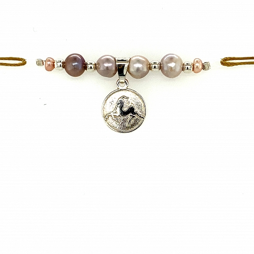 ﻿bransoletka ﻿srebro 925 ﻿i naturalne perły