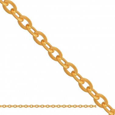 ﻿50cm łańcuszek typu Anker ﻿złoto 585/14k 