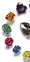 Odcienie diamentów - skala kolorów